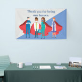 Hartelijk dank, gezondheidswerkers Hero Doctor Nur Spandoek (Beurs)