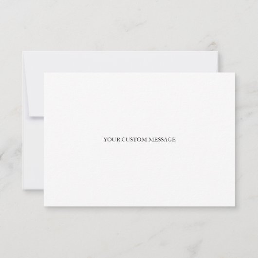 Hartelijk dank - Gold Glit Fab Bedankkaart (Achterkant)