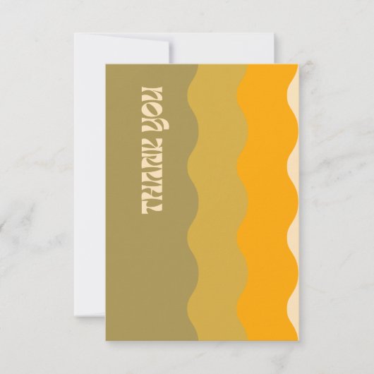 Hartelijk dank - Groen Bedankkaart (Voorkant)