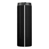 Hartelijk dank, Groomsman Best Man Monogram Black  Thermosbeker (Achterkant)