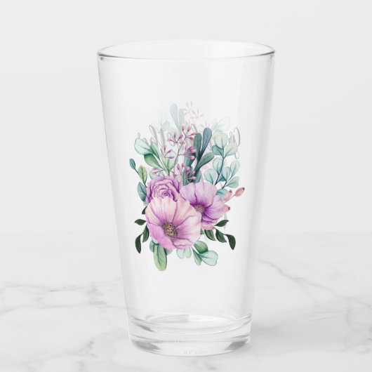 Hartelijk dank, grootmoeder van de Bride of Groom Glas (Achterkant)