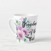 Hartelijk dank, grootmoeder van de Bride of Groom Latte Mok (Linkerhoek)