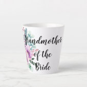 Hartelijk dank, grootmoeder van de Bride of Groom Latte Mok (Voorkant)