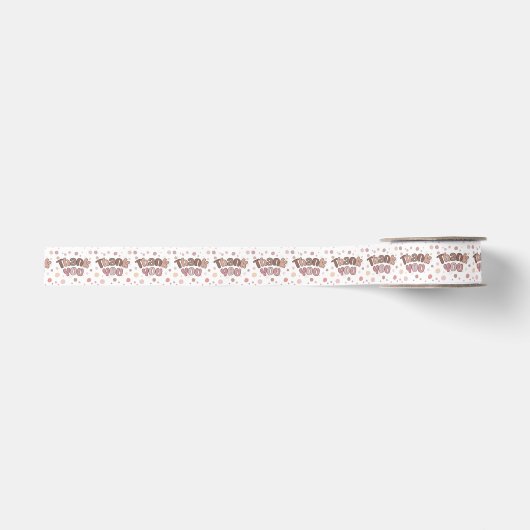 Hartelijk dank grosgrain lint (Voorkant)