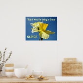 Hartelijk dank: grote zuster-prints Verpleegkundig Poster (Keuken)