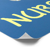 Hartelijk dank: grote zuster-prints Verpleegkundig Poster (Hoek)