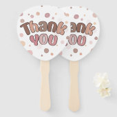 Hartelijk dank handwaaier (Voorkant en achterkant)