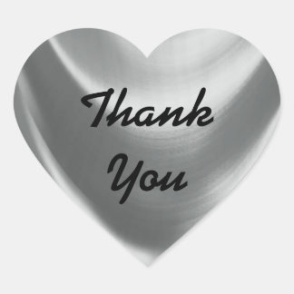 Hartelijk dank hart sticker