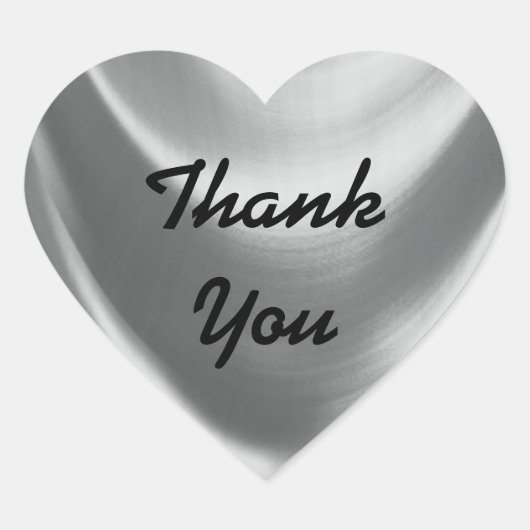 Hartelijk dank hart sticker (Voorkant)