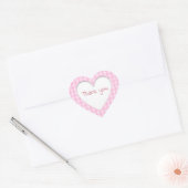 Hartelijk dank hart sticker (Envelop)