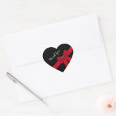 Hartelijk dank hart sticker (Envelop)