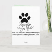 Hartelijk dank - hartelijk dank bedankkaart (Achterkant)