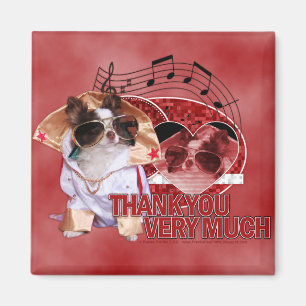 Hartelijk dank - hartelijk dank - Chihuahua-Gizmo Magneet