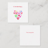 Hartelijk dank Hartelijk dank Notitiekaartje (Voorkant / Achterkant)