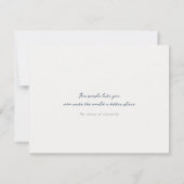 Hartelijk dank Harten Avocado Magenta Notitiekaartje (Achterkant)