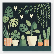 Hartelijk dank Hartvormige Groene Potten Planten