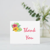 Hartelijk dank, Hawaiian Briefkaart (Staand voorkant)