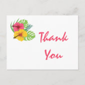 Hartelijk dank, Hawaiian Briefkaart (Voorkant)