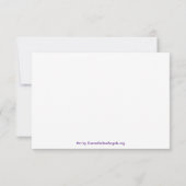 Hartelijk dank Heart Art Notitiekaarten (Achterkant)