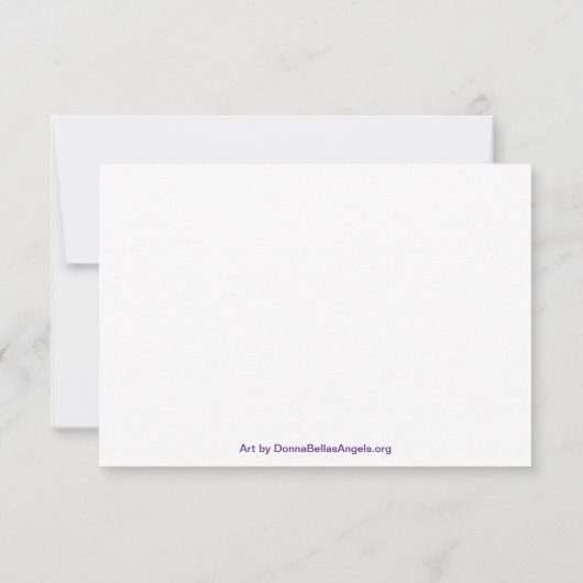 Hartelijk dank Heart Art Notitiekaarten (Achterkant)