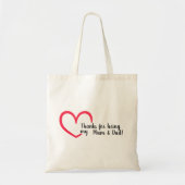 Hartelijk dank Heart Design | Tote Bag (Voorkant)