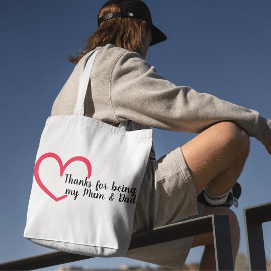 Hartelijk dank Heart Design | Tote Bag