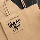 Hartelijk dank Heart Farmers Market Voeg naam toe Rubberstempel