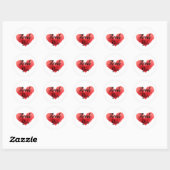 Hartelijk dank, Heart Sticker (Vel)