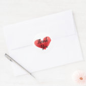 Hartelijk dank, Heart Sticker (Envelop)