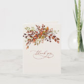 Hartelijk dank Herfst Minimalistische Kaart voor s (Voorkant)