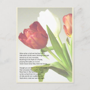 Hartelijk dank/herinneringsbericht briefkaart