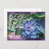 Hartelijk dank Hydrangea 4577- aanpassen van elke  Briefkaart (Voorkant / Achterkant)