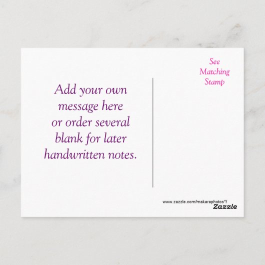 Hartelijk dank Hydrangea 4577- aanpassen van elke  Briefkaart (Achterkant)