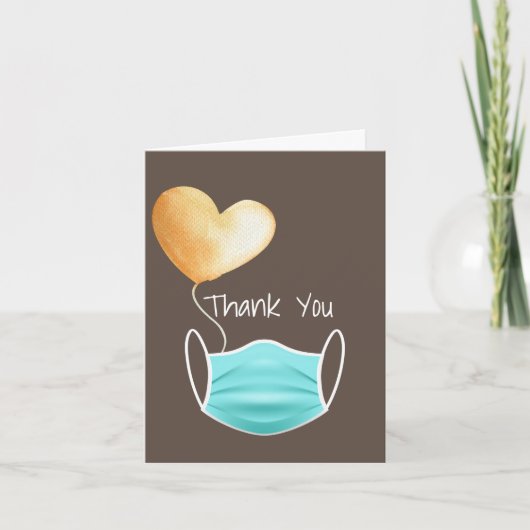 Hartelijk dank II Coronavirus Edition Notitiekaartje (Voorkant)