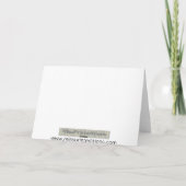 Hartelijk dank in het Chinees Bedankkaart (Achterkant)