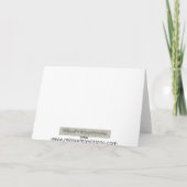 Hartelijk dank in het Hebreeuws Bedankkaart (Achterkant)