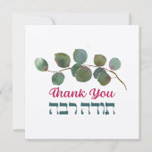 Hartelijk dank in het Hebreeuws - Todah Raba Joods (Voorkant)