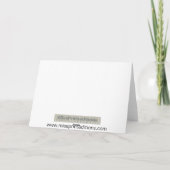 Hartelijk dank in het Spaans Bedankkaart (Achterkant)