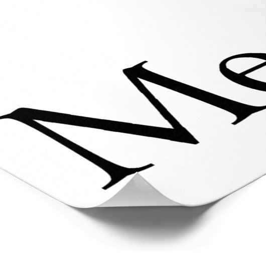 Hartelijk dank (in zwart-wit002) afdrukken poster (Hoek)