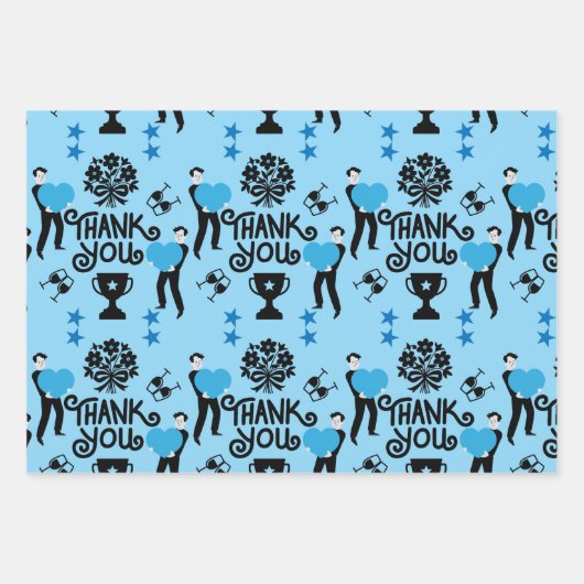 Hartelijk dank inpakpapier vel (Voorkant 2)