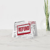 Hartelijk dank IRS-formulier Bedankkaart (Voorkant)