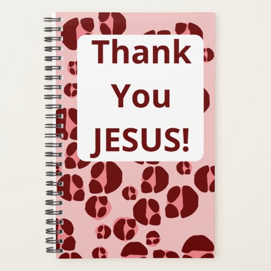 Hartelijk dank, JESUS Inspirerend Planner (Voorkant)