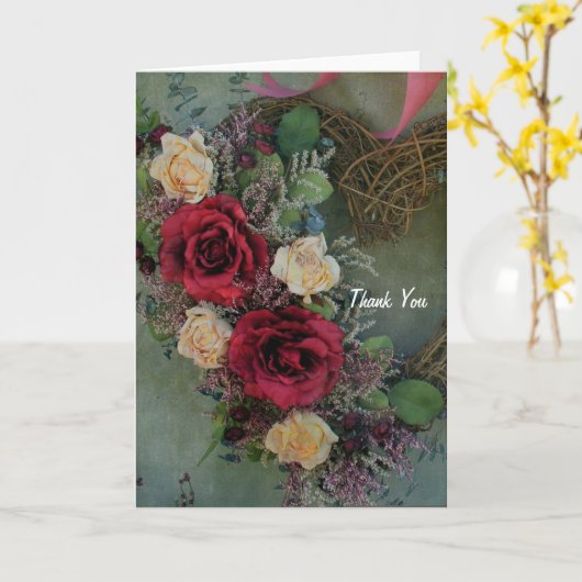 Hartelijk dank kaart (Gele Bloem)