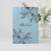 Hartelijk dank kaart (Staand voorkant)