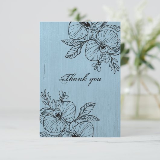 Hartelijk dank kaart (Staand voorkant)