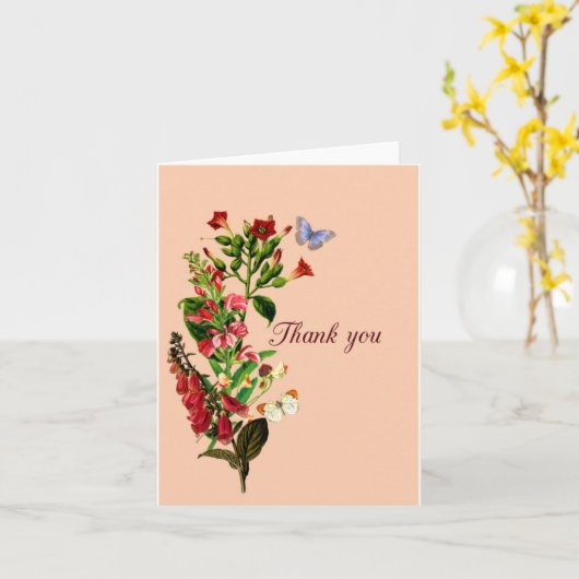 Hartelijk dank kaart (Gele Bloem)