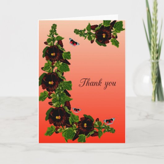 Hartelijk dank kaart (Voorkant)