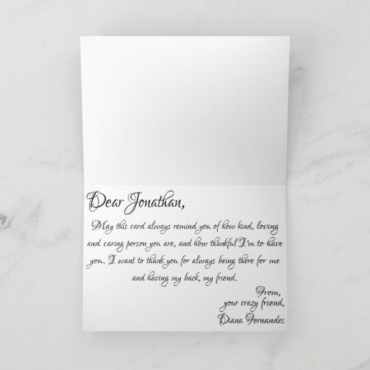 Hartelijk dank kaart (Binnen)