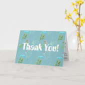 Hartelijk dank kaart (Gele Bloem)