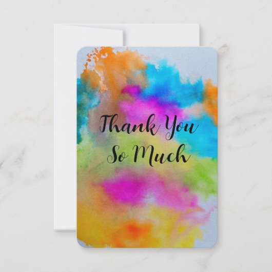 Hartelijk dank kaart (Voorkant)